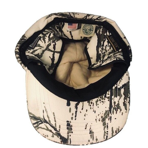 Winter Camo Camouflage Fleece Hunting Hat Cap ,Gore-Tex USA made, Size X-Large - Picture 3 of 8